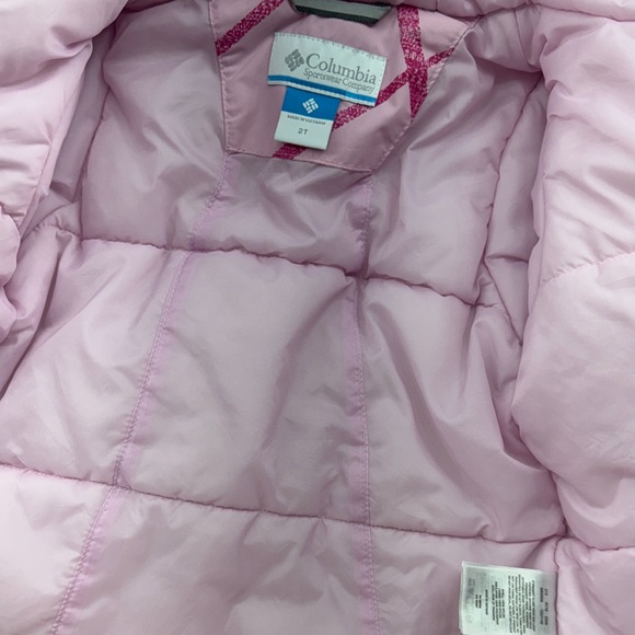 Columbia Kids Pink Patterned Puffer Jacket - Picture 13 of 13